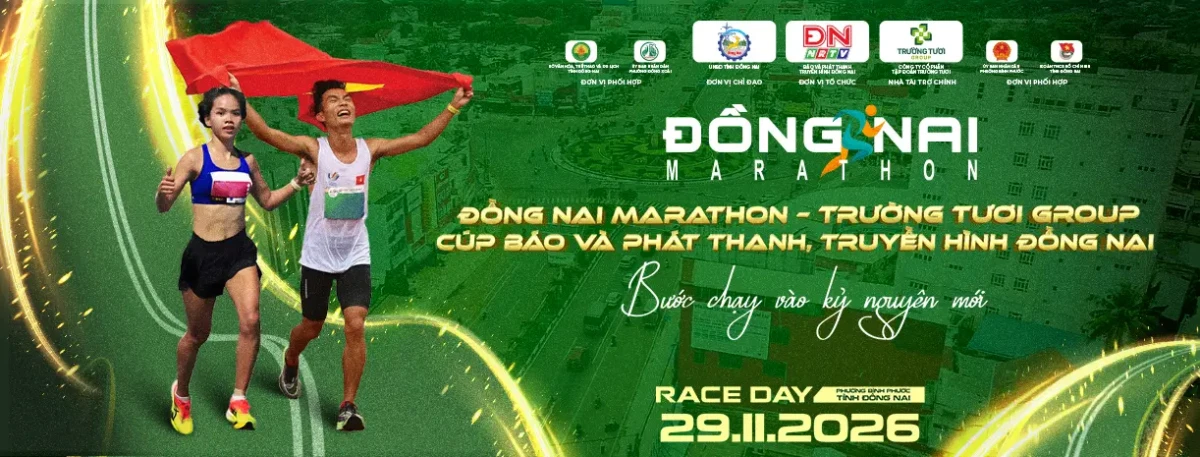 ĐỒNG NAI MARATHON – TRƯỜNG TƯƠI GROUP CÚP BÁO VÀ PHÁT THANH TRUYỀN HÌNH ĐỒNG NAI