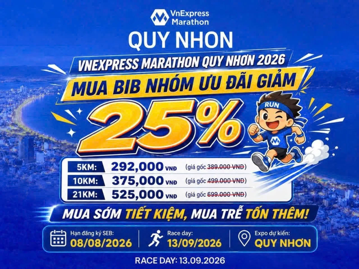 Vnexpress Marathon Quy NhƠn 2026